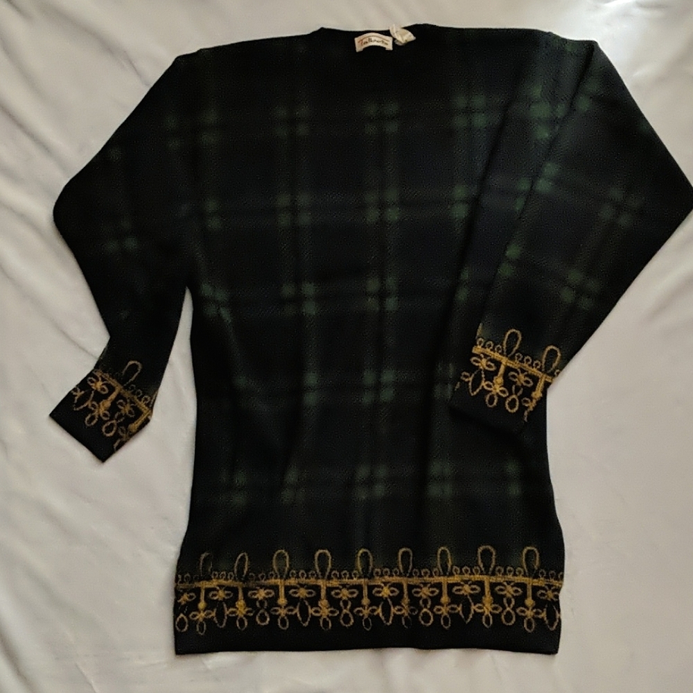Plaid sweater